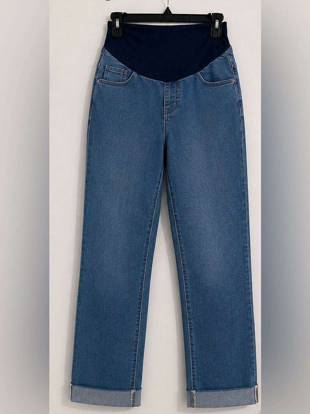 Motherhood Maternity Navy & Blue Straight Leg Maternity Jeans
